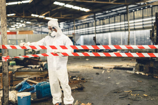 Professional Crime Scene Cleanup technician working in Mapleton, IA